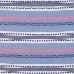 COTTON YARN DYED JACQUARD NEON - LIGHT BLUE / PINK