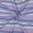 COTTON YARN DYED JACQUARD NEON - LIGHT BLUE / PINK