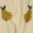 Teddystoff Birnen - cremebeige