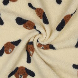 Teddystoff Hunde - beige/BROWN