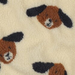 Teddystoff Hunde - beige/BROWN