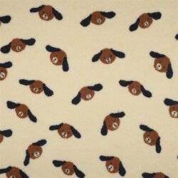 Teddystoff Hunde - beige/BROWN