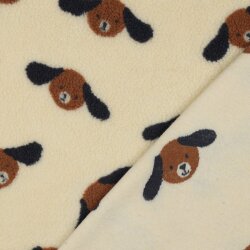 Teddystoff Hunde - beige/BROWN