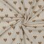 KNITTED JACQUARD LUREX Herzen - NATURAL