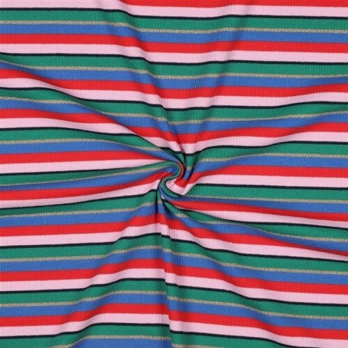 Rippenjersey YARN DYED STRIPES - MULTICOLOUR