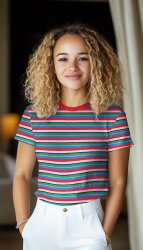 Rippenjersey YARN DYED STRIPES - MULTICOLOUR