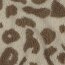 Teddystoff Leopunkte - taupe