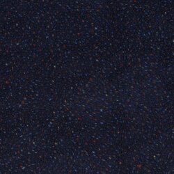 Teddystoff TWEED - dunkelblau