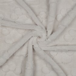 Wellnessfleece Pfotenabdruck - creme
