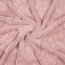 Wellnessfleece Pfotenabdruck - puderpink