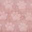 Wellnessfleece Pfotenabdruck - puderpink