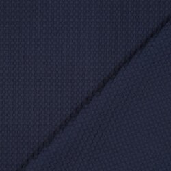 Waffelpiqué XL - dunkelblau