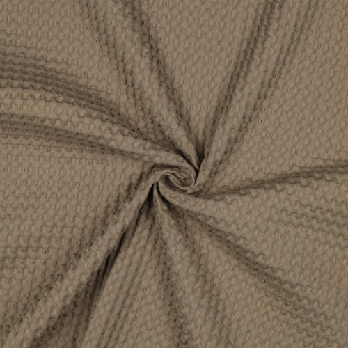 Waffelpiqué BIG - TAUPE