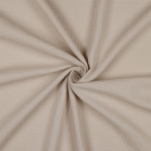Musselin *Vera* 160 cm Uni - SAND