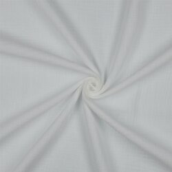 Musselin *Vera* 160 cm Uni - weiß