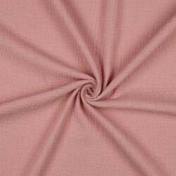 Musselin *Vera* 160 cm Uni - ROSE