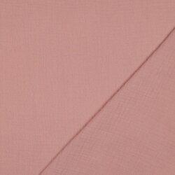 Musselin *Vera* 160 cm Uni - ROSE