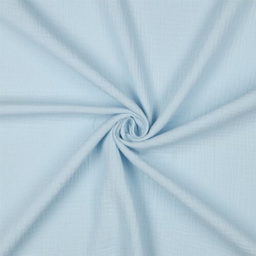 Musselin *Vera* 160 cm Uni - BLUE