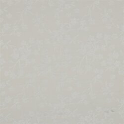 Viskose Jacquard Blumen - creme