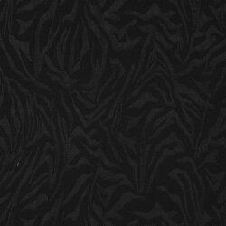 Viskose Jacquard Tiere SKIN - schwarz