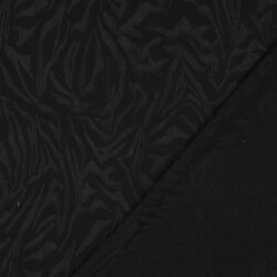 Viskose Jacquard Tiere SKIN - schwarz