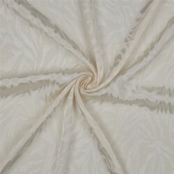 Viskose Jacquard Tiere SKIN - creme