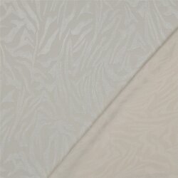 Viskose Jacquard Tiere SKIN - creme