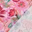 Baumwollsatin Digital Blumen - LIGHT PINK