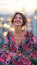 Baumwollsatin Digital Blumen - LIGHT PINK