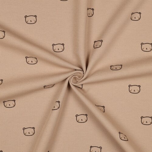 Waffeljersey BEARS - CAMEL