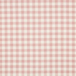 Baumwollflanell Karo - softrosa