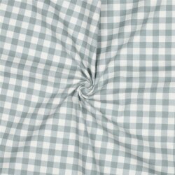 Baumwollflanell Karo - salbei