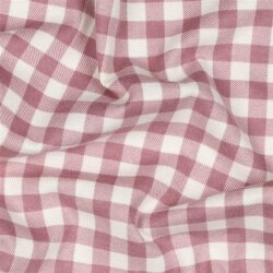 Baumwollflanell Karo - antikpink