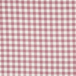 Baumwollflanell Karo - antikpink