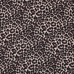 Viskosesatin Digital Tiere SKIN - schwarz