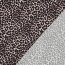 Viskosesatin Digital Tiere SKIN - schwarz