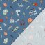 Baumwolljersey Cool & Funky - indigo