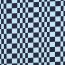 Baumwolljersey Cool Karo - indigo