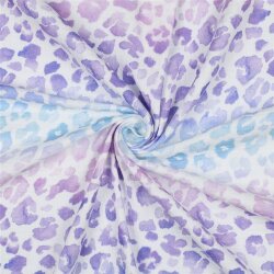 Musselin Digital Tiere SKIN - weiß