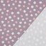 Baumwolljersey Bio~Organic Blumen - softlavendel