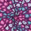Baumwolljersey Glitzer bunte Leoflecken - lila
