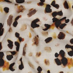Leinen-Viskose-Crêpe Leo - sand