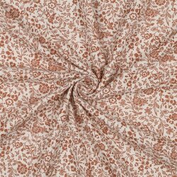 Musselin Mini Blumenranken - creme