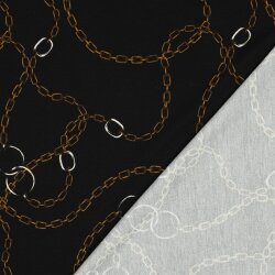 Romanit Jersey "Punta di Roma" Digital Ketten - schwarz