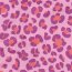 Musselin Leo Print - pink