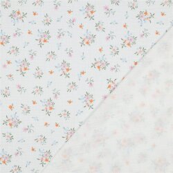 Musselin Bio~Organic Mini Strauß - weiß