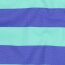 Canvas Blockstreifen - hellmint/blau