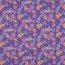 Baumwollpopeline Blumenwiese - lavendel