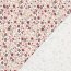 Rippenjersey Digital Blumen - BORDEAUX