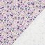 Rippenjersey Digital Blumen - Lila